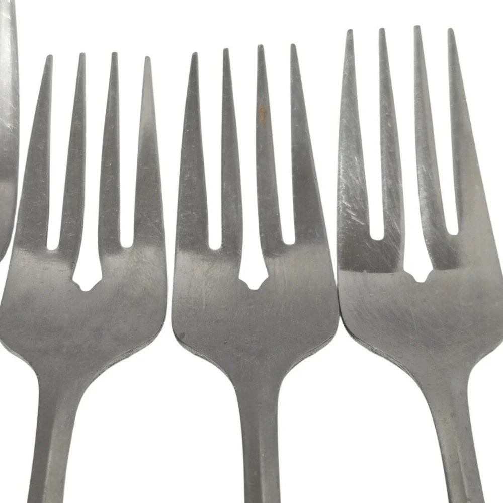 Vintage Stanley Rogers Triumph lot 4 forks, 1 Dinner & 3 Dessert Stainless Steel